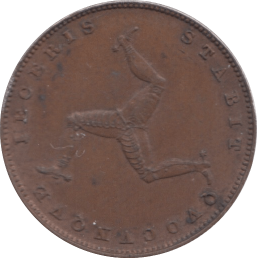 1839 ISLE OF MAN FARTHING - WORLD COINS - Cambridgeshire Coins