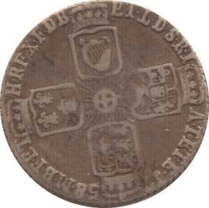 1758 SIXPENCE ( FINE ) 4