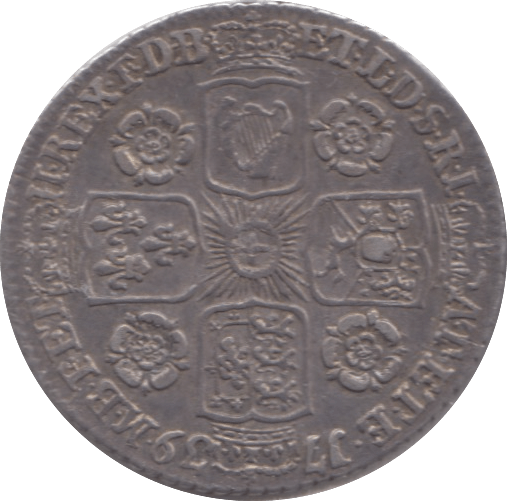 1739 SIXPENCE ( EF )