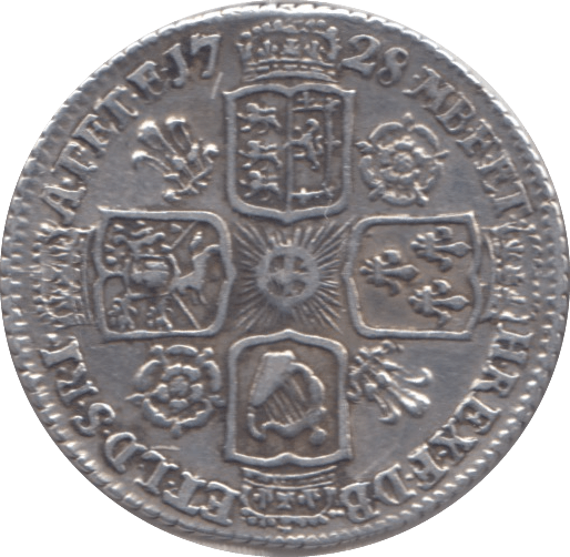 1728 SIXPENCE ( GVF )