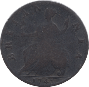 1743 HALFPENNY ( FAIR ) 3