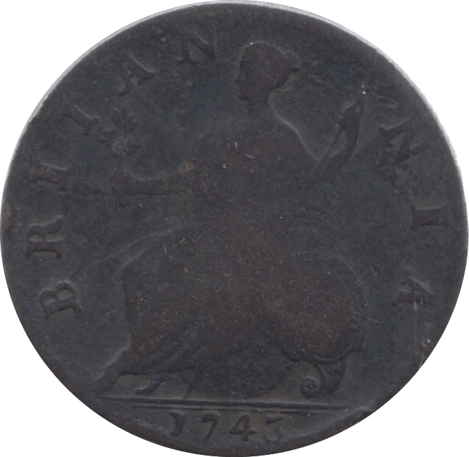 1743 HALFPENNY ( FAIR ) 3