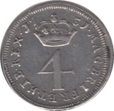 1731 MAUNDY FOUR PENCE ( VF ) 3