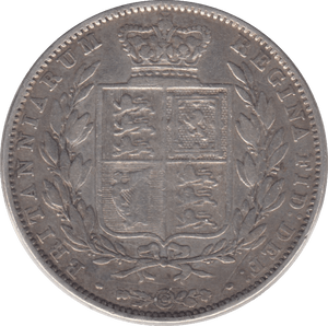 1844 HALFCROWN ( VF ) 6 - Halfcrown - Cambridgeshire Coins