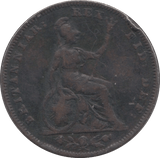 1834 FARTHING ( FINE ) 2 - Farthing - Cambridgeshire Coins