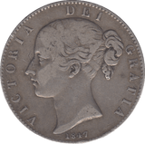 1847 CROWN ( GF ) 3 - Crown - Cambridgeshire Coins