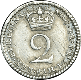 1691 MAUNDY TWO PENCE ( GVF )