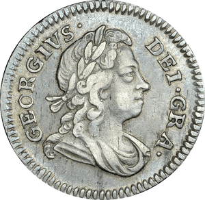 1717 MAUNDY FOURPENCE ( VF )