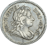 1717 MAUNDY FOURPENCE ( VF )