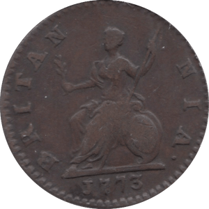 1773 FARTHING ( GVF ) 3