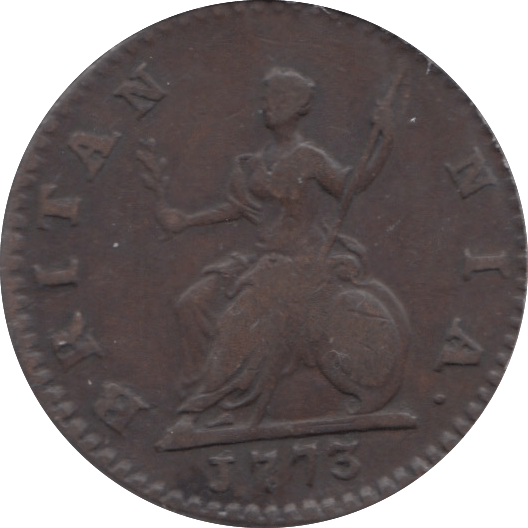 1773 FARTHING ( GVF ) 3