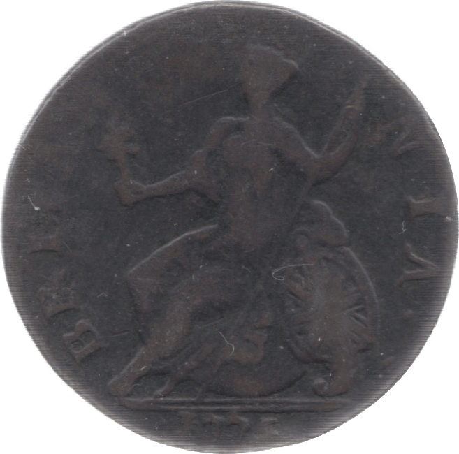 1775 HALFPENNY ( FINE ) 3