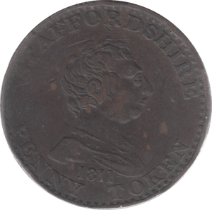 1811 STAFFORDSHIRE PENNY TOKEN