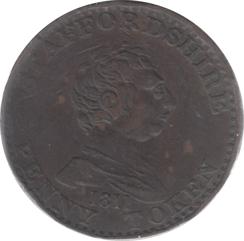 1811 STAFFORDSHIRE PENNY TOKEN