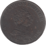 1811 STAFFORDSHIRE PENNY TOKEN