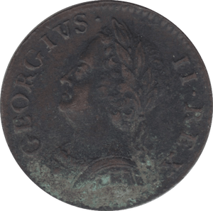 1754 FARTHING ( GVF ) 3