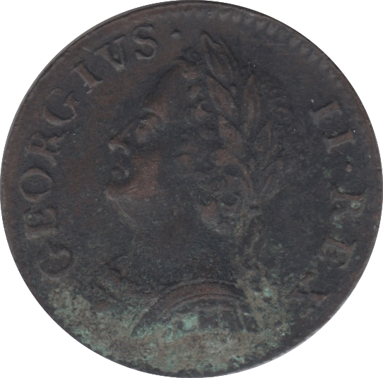 1754 FARTHING ( GVF ) 3