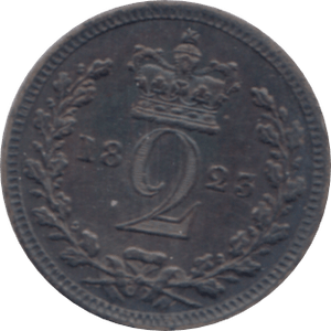 1823 MAUNDY TWOPENCE ( EF )