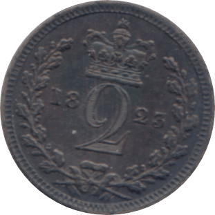 1823 MAUNDY TWOPENCE ( EF )