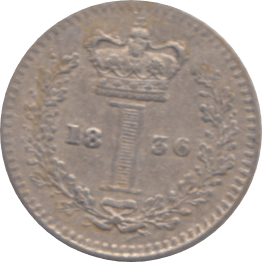 1836 MAUNDY ONEPENCE ( EF ) - Maundy Coins - Cambridgeshire Coins