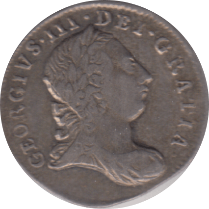 1780 MAUNDY THREEPENCE ( GVF )