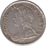 1743 MAUNDY FOURPENCE ( GVF )