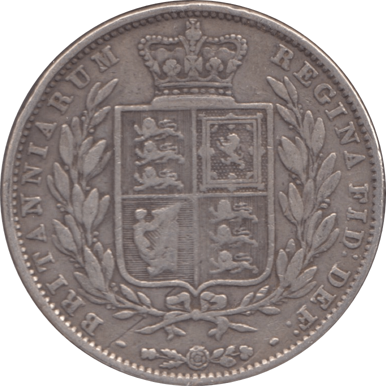 1848 HALFCROWN ( GF ) 1 - Halfcrown - Cambridgeshire Coins