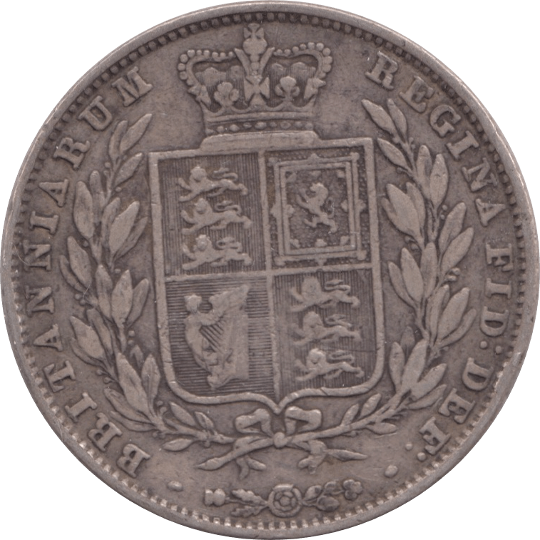 1850 HALFCROWN ( GF ) 1 - Halfcrown - Cambridgeshire Coins