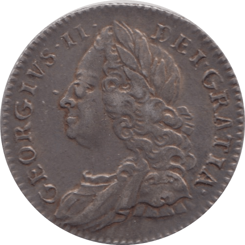 1757 SIXPENCE ( GVF )