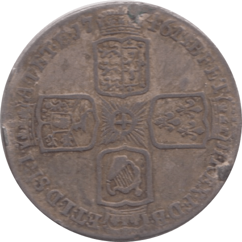 1746 SIXPENCE ( VF ) 1 LIMA