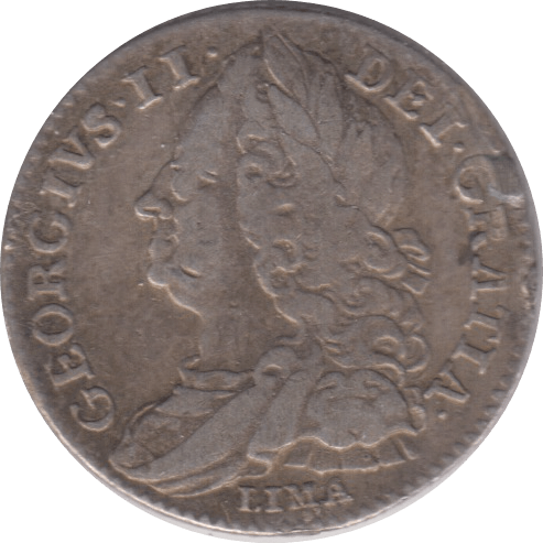 1746 SIXPENCE ( VF ) 1 LIMA