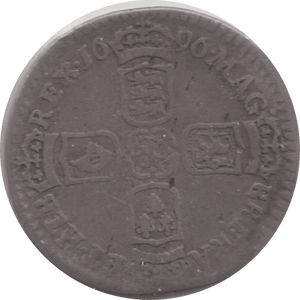 1696 SIXPENCE ( FINE ) 1 Y