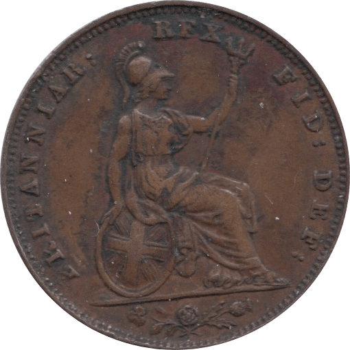 1836 FARTHING ( GVF ) 1 - Farthing - Cambridgeshire Coins