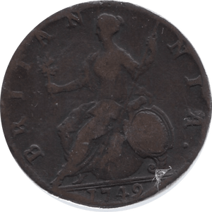 1749 HALFPENNY ( GF )