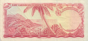 EAST CARIBBEAN CURRENCY AUTHORITY ONE DOLLAR BANKNOTE REF 1317 - World Banknotes - Cambridgeshire Coins