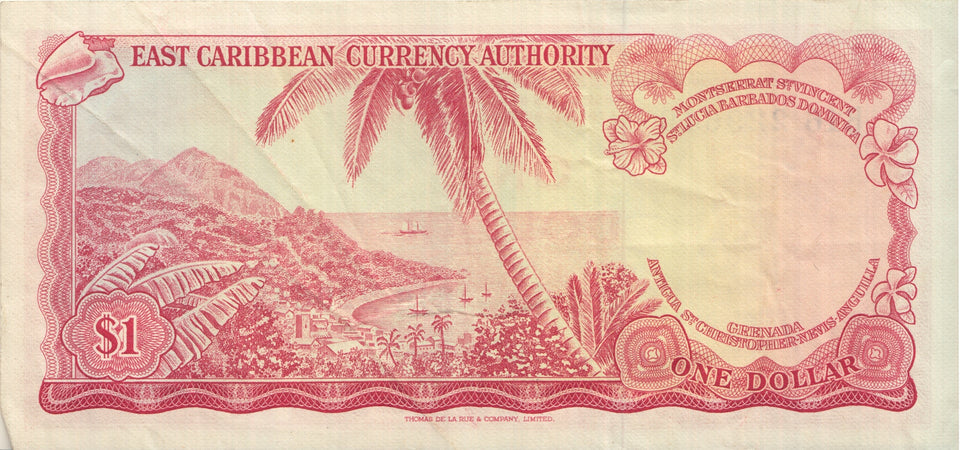 EAST CARIBBEAN CURRENCY AUTHORITY ONE DOLLAR BANKNOTE REF 1317 - World Banknotes - Cambridgeshire Coins