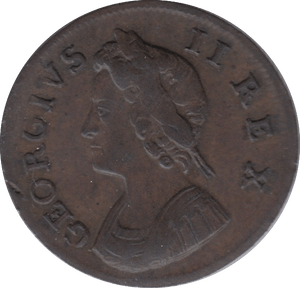 1739 FARTHING ( EF ) 1