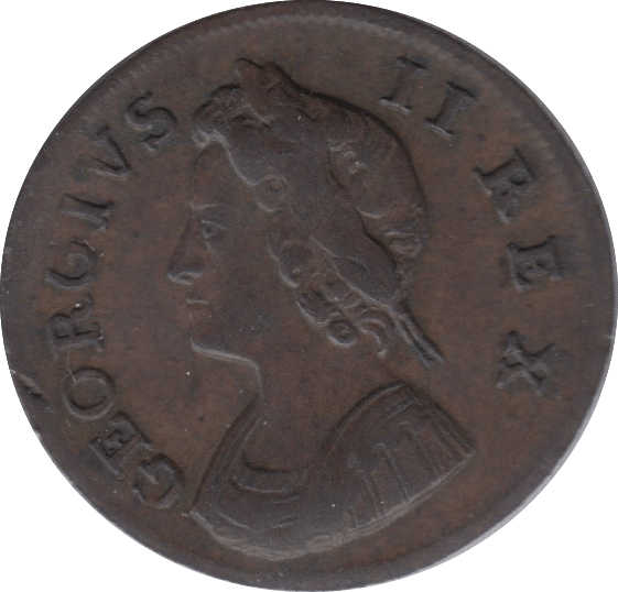 1739 FARTHING ( EF ) 1