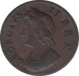 1739 FARTHING ( EF ) 1