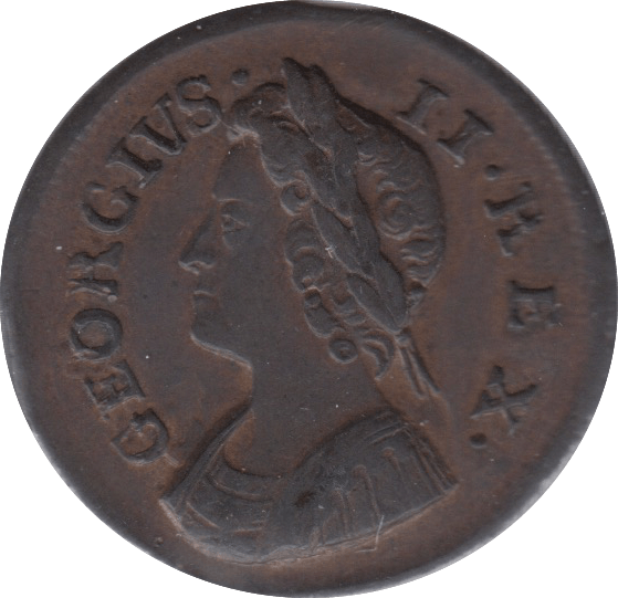 1736 FARTHING ( EF ) 1