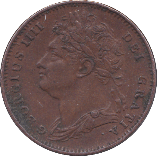 1823 FARTHING ( EF ) B