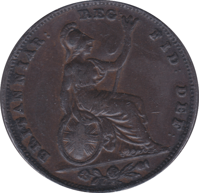 1841 FARTHING ( GVF ) - Farthing - Cambridgeshire Coins