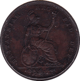 1838 FARTHING ( EF ) - Farthing - Cambridgeshire Coins