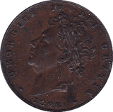 1828 FARTHING ( EF ) - Farthing - Cambridgeshire Coins