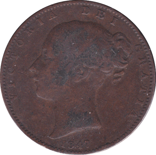 1847 FARTHING ( GF ) B - Farthing - Cambridgeshire Coins