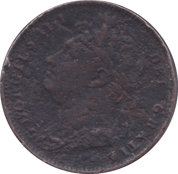 1821 FARTHING ( F ) C