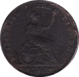 1826 FARTHING ( F ) - Farthing - Cambridgeshire Coins