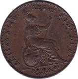 1843 FARTHING ( GVF ) - Farthing - Cambridgeshire Coins