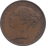 1839 FARTHING ( EF ) C - Farthing - Cambridgeshire Coins