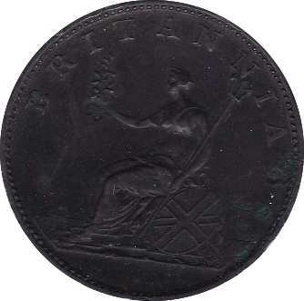1806 HALFPENNY ( EF ) B